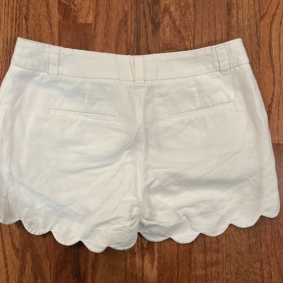 J Crew Factory linen scallop shorts - Picture 3 of 3